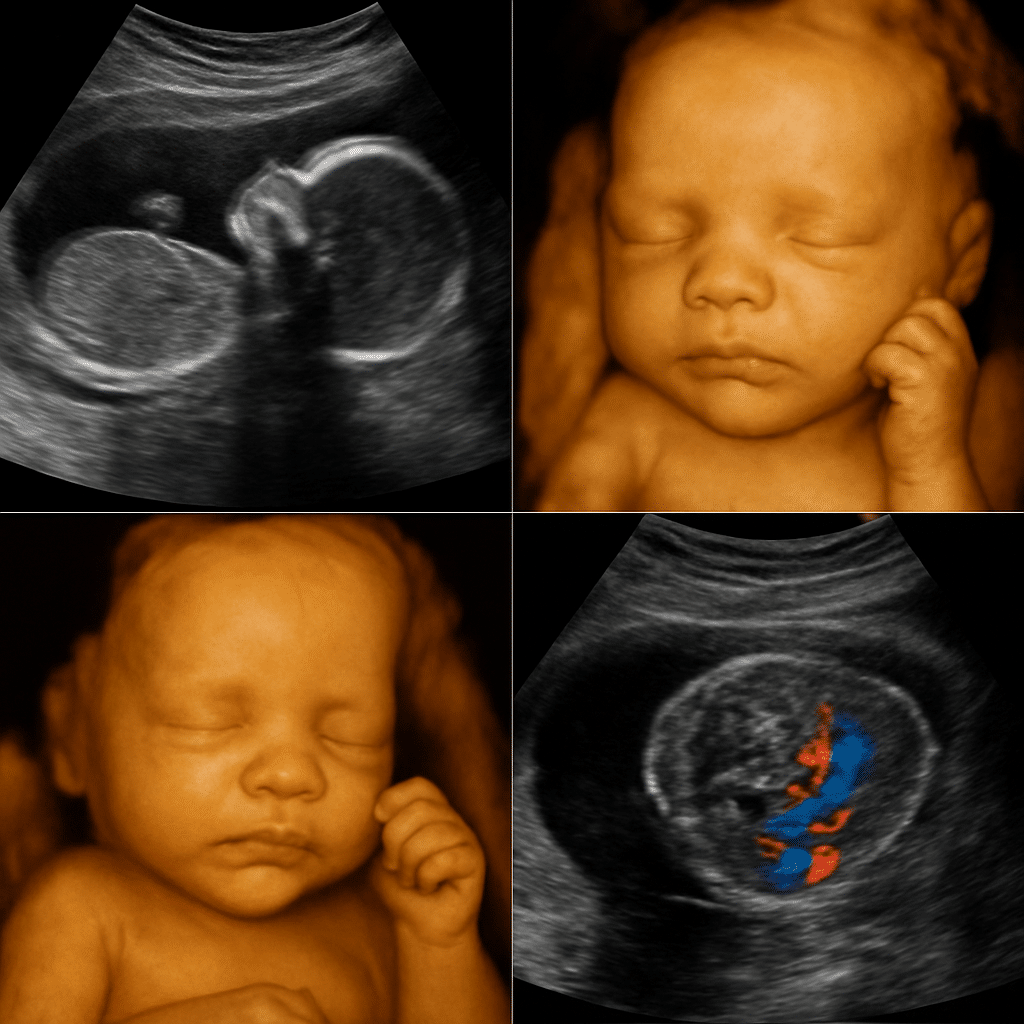 Tipos de ultrasonido en el embarazo: 2D, 3D, 4D y estudios especializados explicados